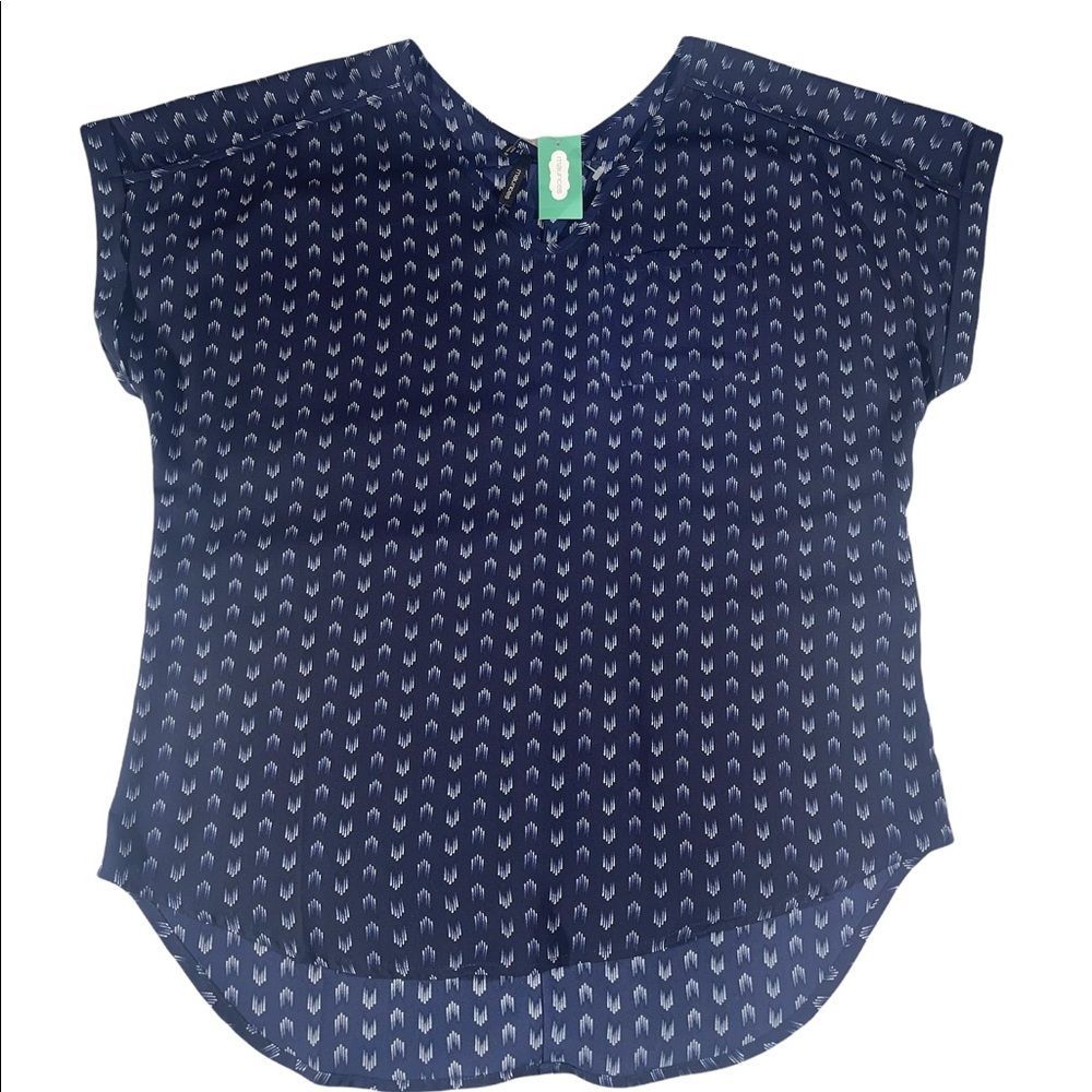 Maurice’s NWT navy cap sleeve blouse